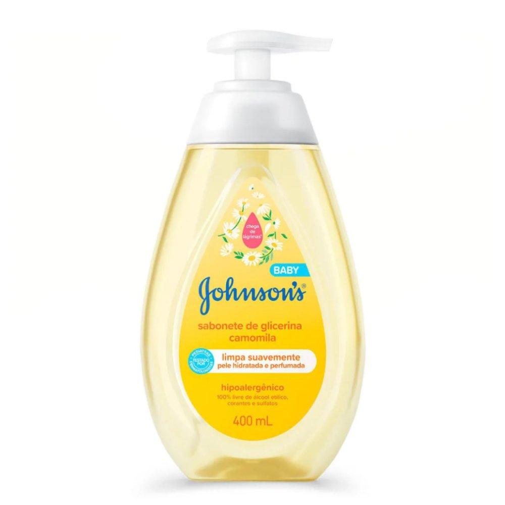 Sabonete Líquido Glicerina Johnsons Baby Camomila 400ml - 1