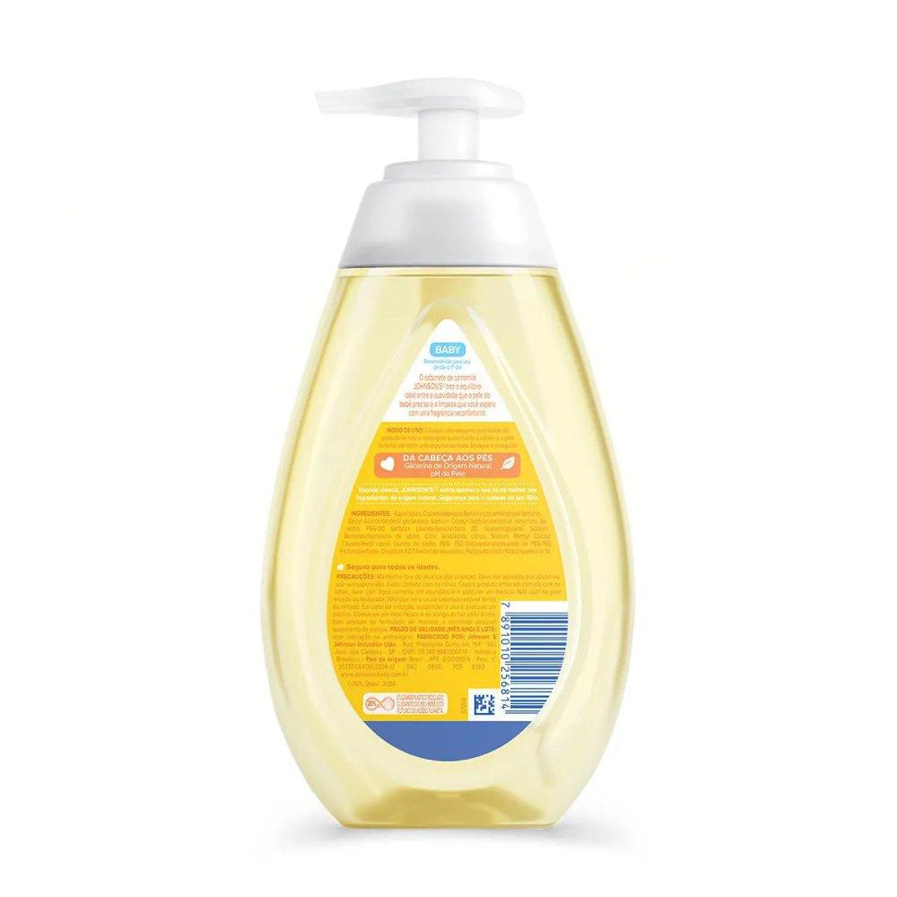 Sabonete Líquido Glicerina Johnsons Baby Camomila 400ml - 2