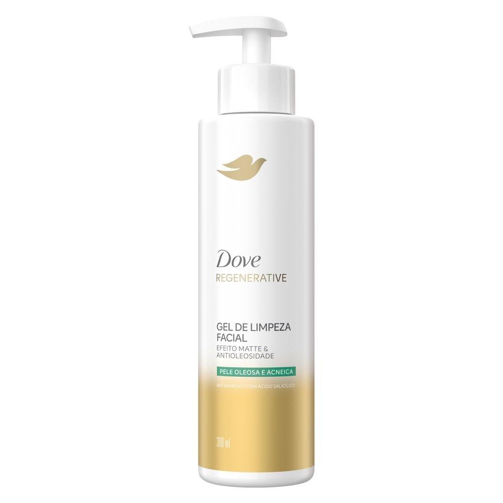 Gel De Limpeza Facial Dove Regenerative Pele Oleosa E Acneica 300ml - 1
