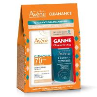 Kit Avène Cleanance Protetor Solar Antioleosidade Fps70 Tom Claro 40g + Gel De Limpeza 40g - 1