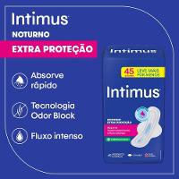 Absorvente Intimus Noturno Extra Proteção Seca Com Abas 45 Unidades - 2