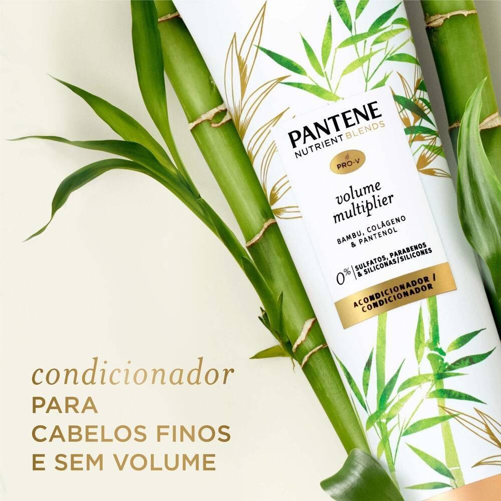 Condicionador Pantene Nutrient Blends Volume Multiplier Bambu Colágeno & Pantenol 235 Ml - 2