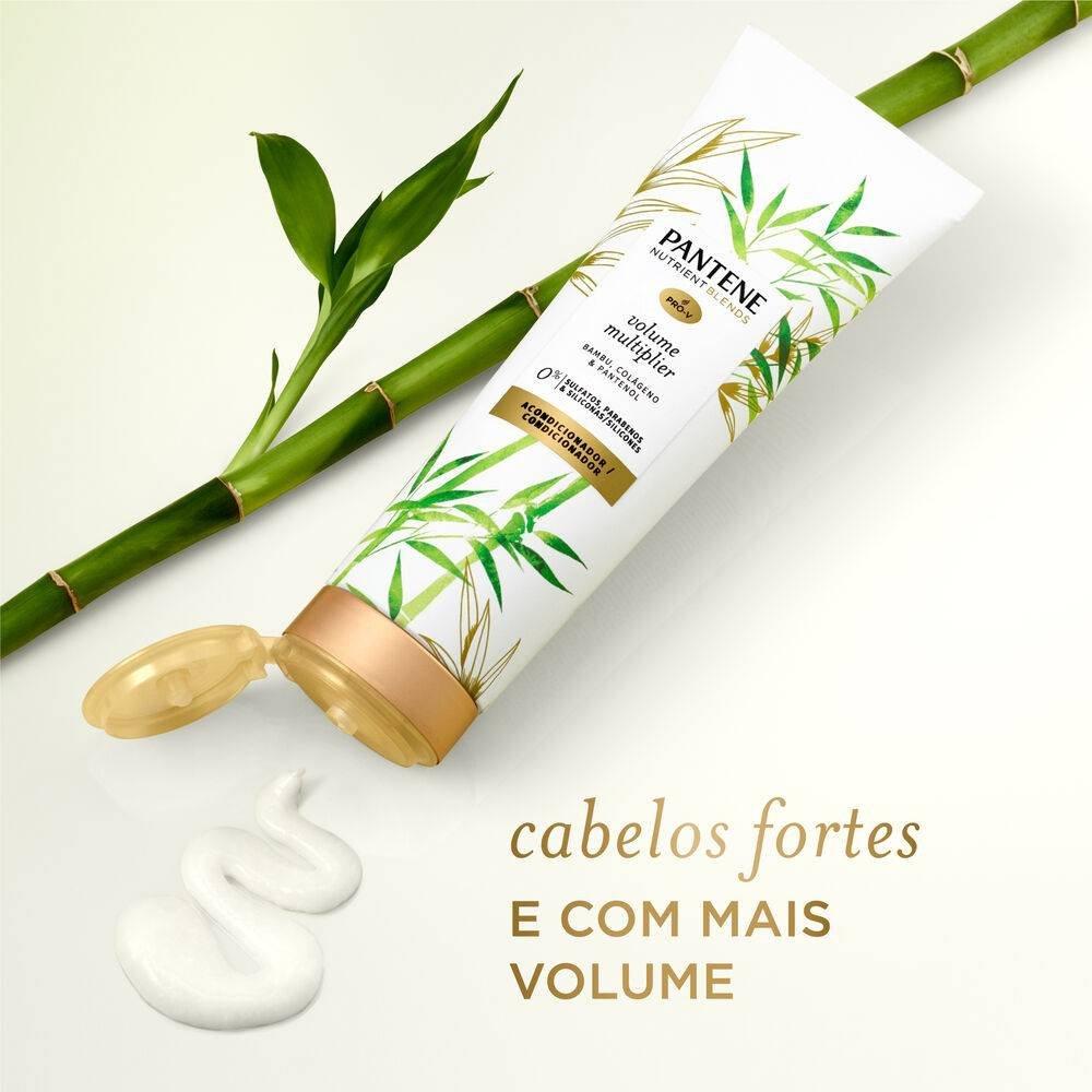 Condicionador Pantene Nutrient Blends Volume Multiplier Bambu Colágeno & Pantenol 235 Ml - 3
