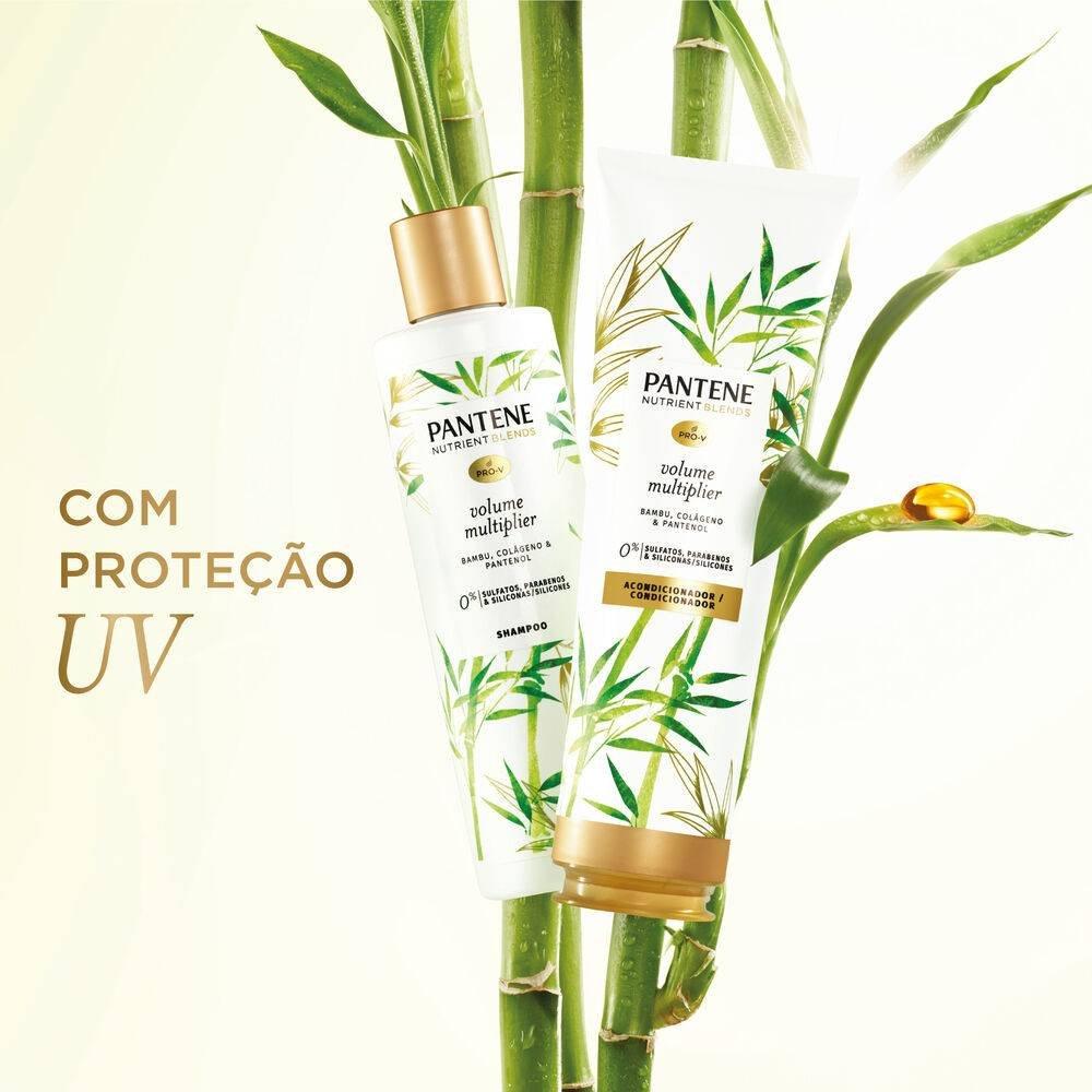 Condicionador Pantene Nutrient Blends Volume Multiplier Bambu Colágeno & Pantenol 235 Ml - 4