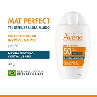 Protetor Solar Facial Avène Mat Perfect Tri-defense Ultra Fluido Sem Cor Fps50 40g - 2