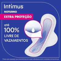 Absorvente Intimus Noturno Extra Proteção Suave Com Abas 45 Unidades