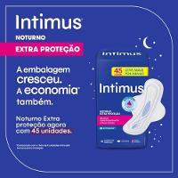 Absorvente Intimus Noturno Extra Proteção Suave Com Abas 45 Unidades - 6