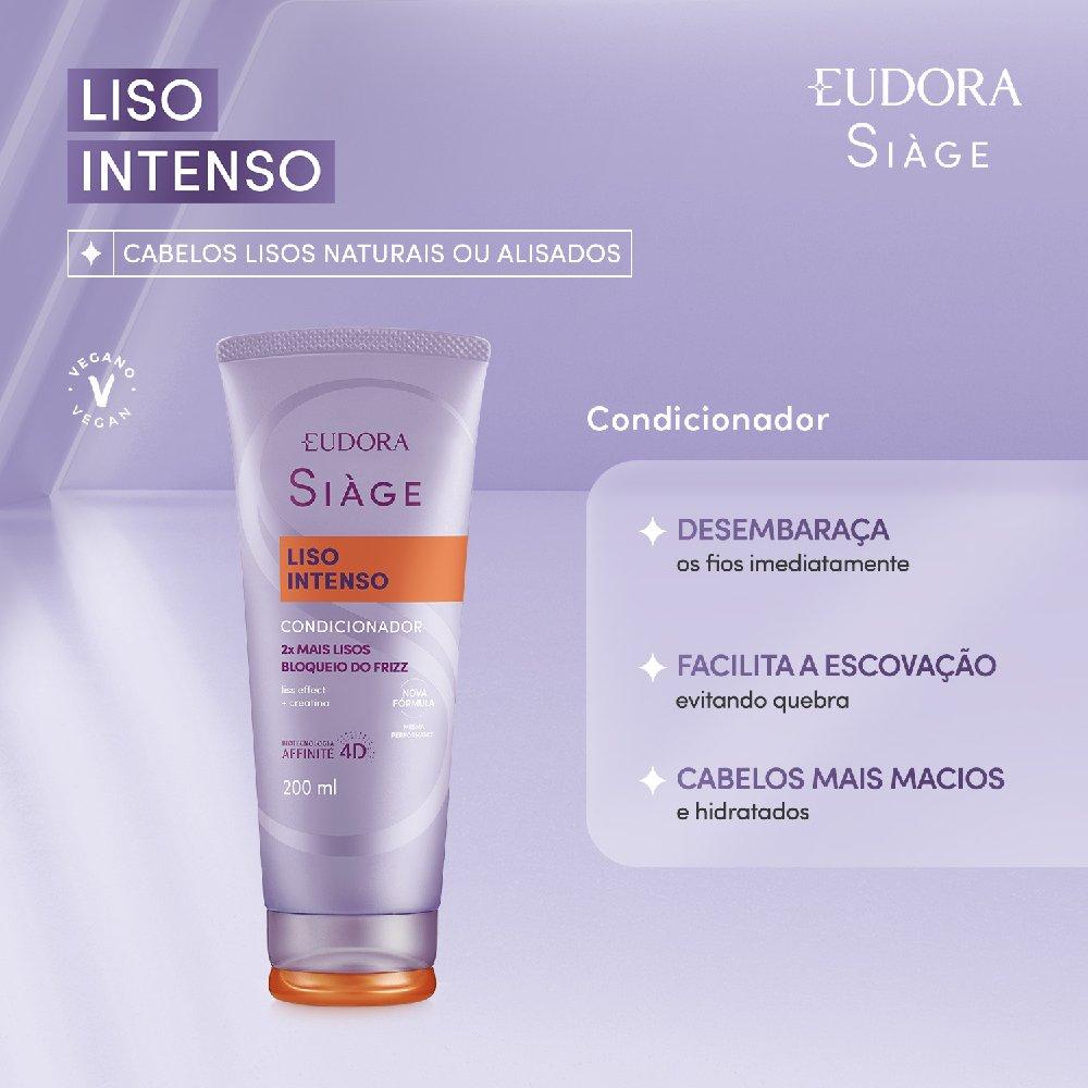 Condicionador Eudora Siàge Liso Intenso 200ml - 2