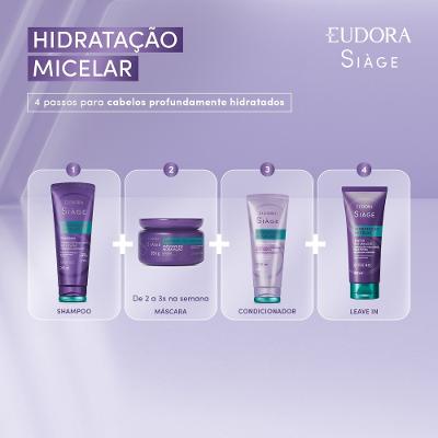Máscara Capilar Eudora Siàge Hidratação Micelar 250g