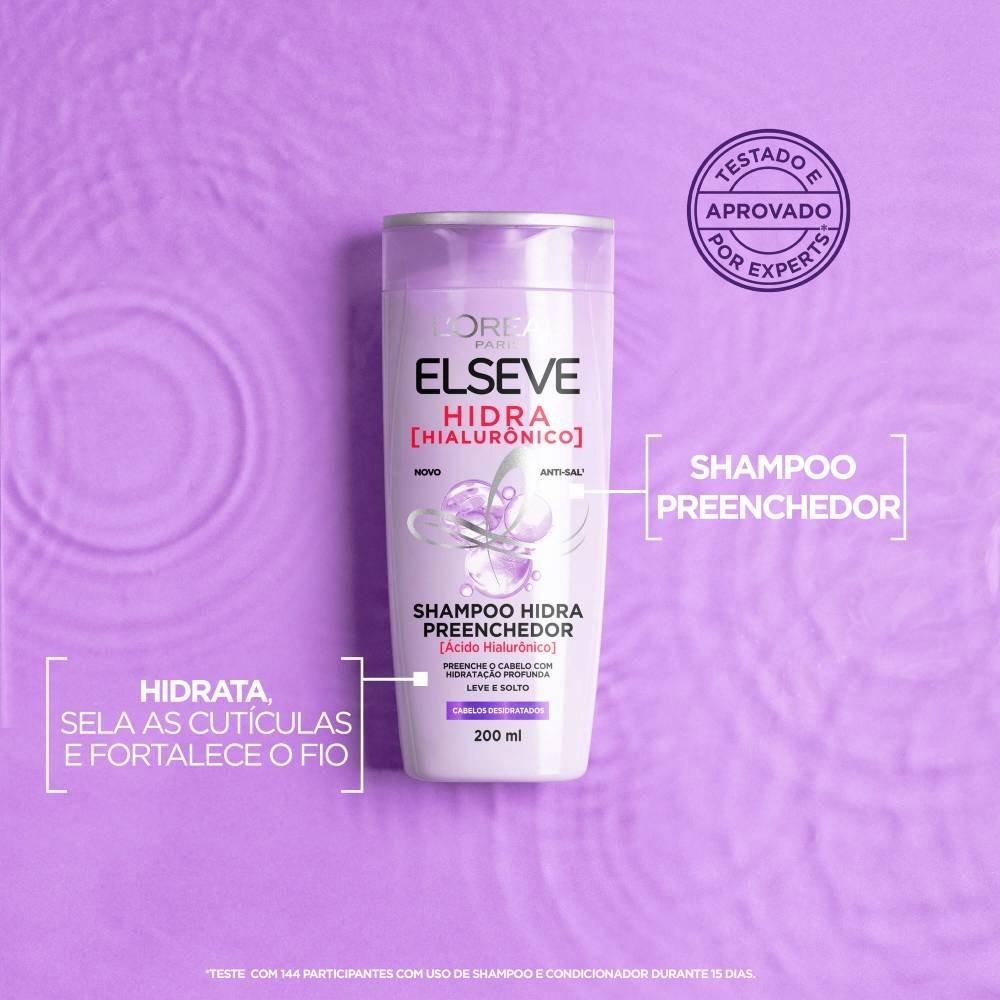 Shampoo Preenchedor L’oréal Paris Elseve Hidra Hialurônico 200ml - 3