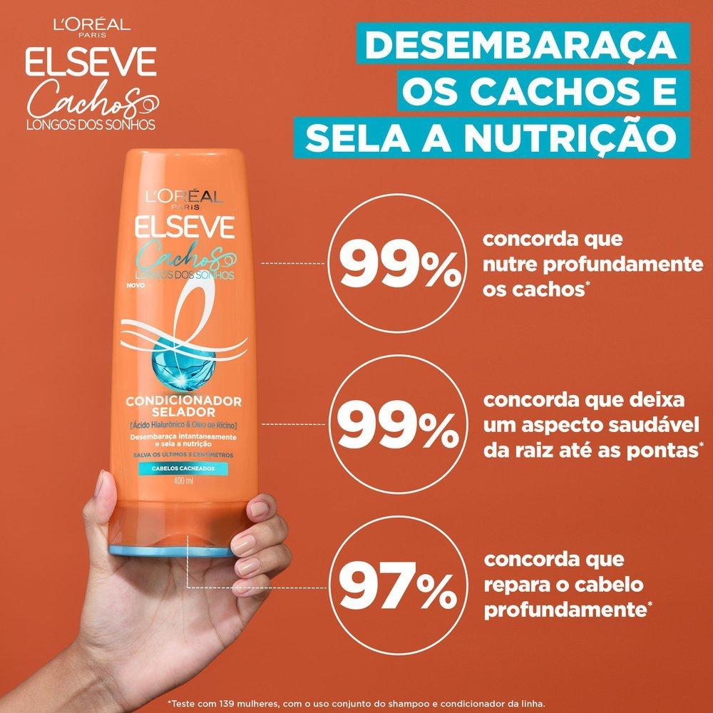 Condicionador Selador L’oréal Paris Elseve Cachos Longos Dos Sonhos 400ml - 3