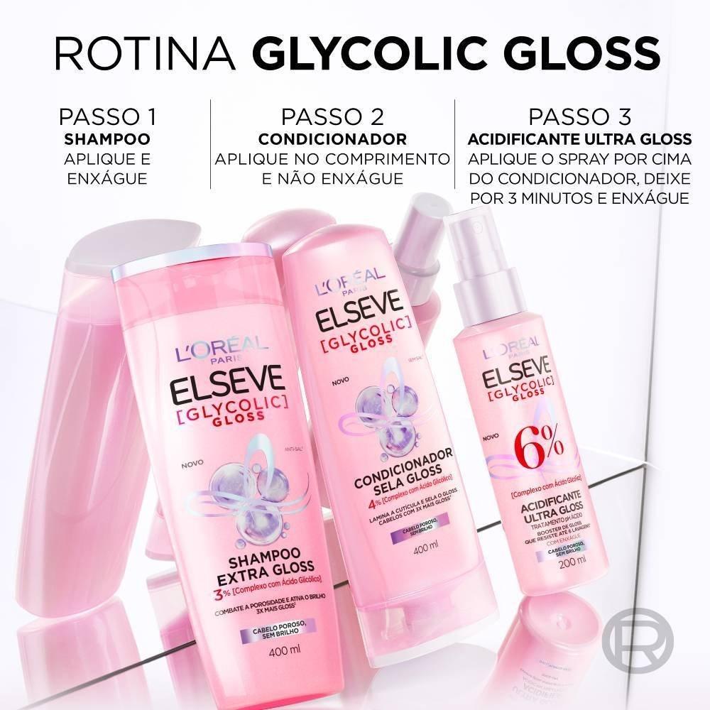 Shampoo L’oreal Paris Elseve Glycolic Gloss 400ml - 4