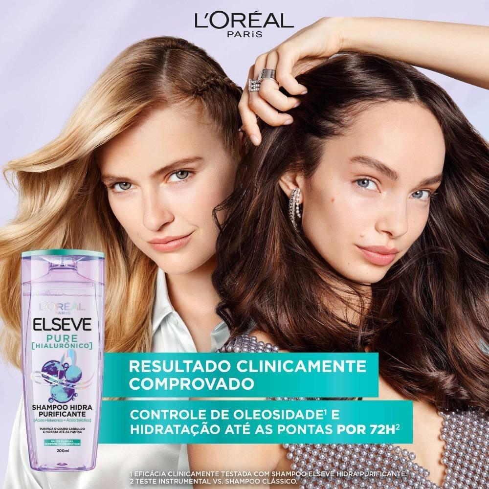 Shampoo Elseve Pure Hialurônico 200ml - 3
