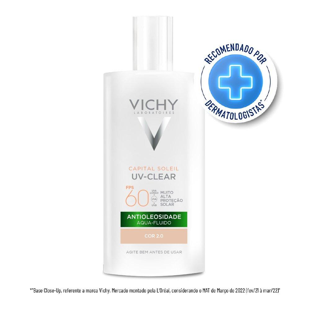 Protetor Solar Facial Vichy Capital Soleil Uv-clear Cor 2.0 Fps60 40g - 1