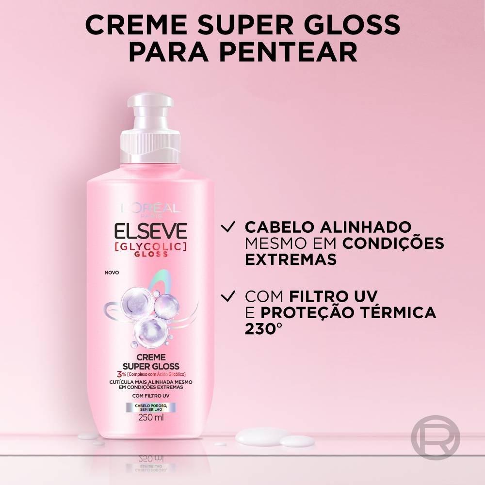 Creme Para Pentear L’oreal Paris Elseve Glycolic Gloss 250ml - 2