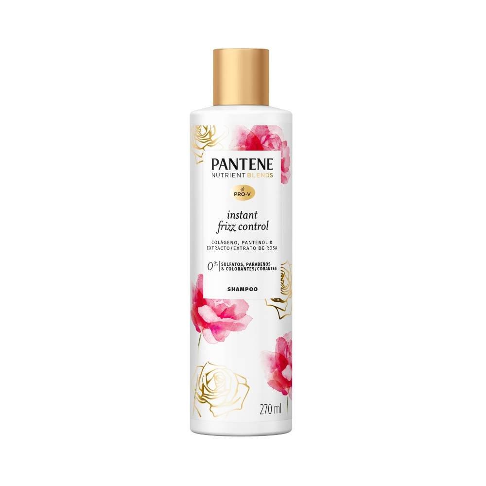 Shampoo Pantene Nutrient Blends Instant Frizz Colágeno Pantenol & Extrato De Rosa Shampoo 270 Ml - 1