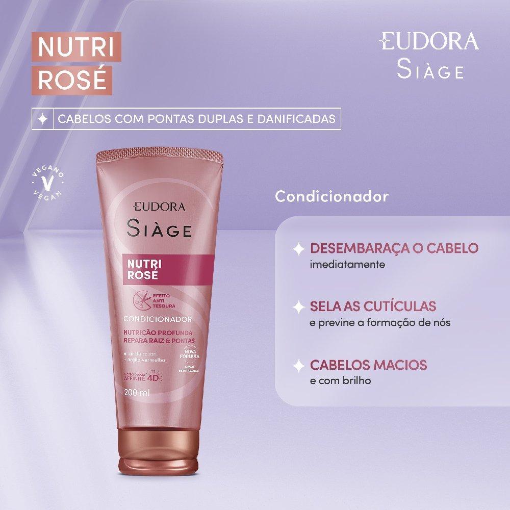 Condicionador Eudora Siàge Nutri Rose 200ml - 2