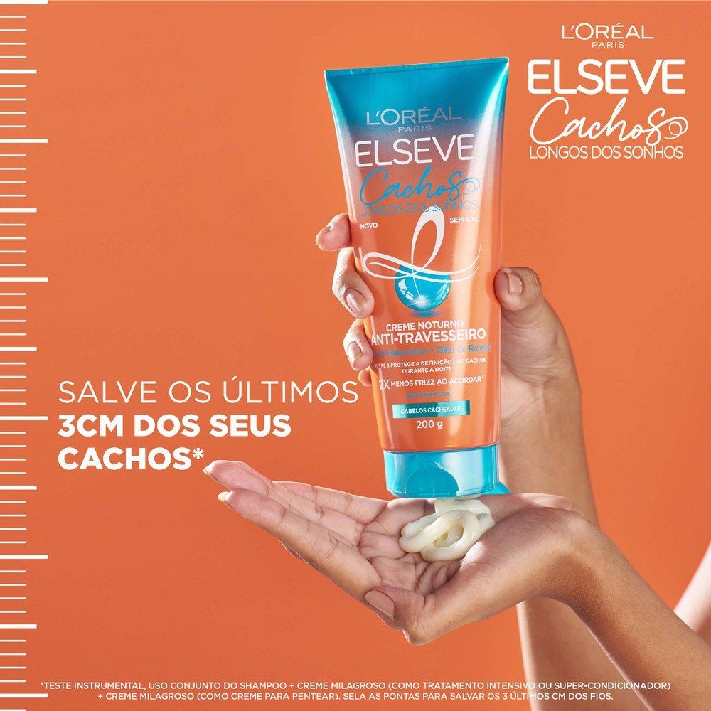 Creme Noturno Anti-travesseiro L’oréal Paris Elseve Cachos Longos Dos Sonhos 200ml - 5