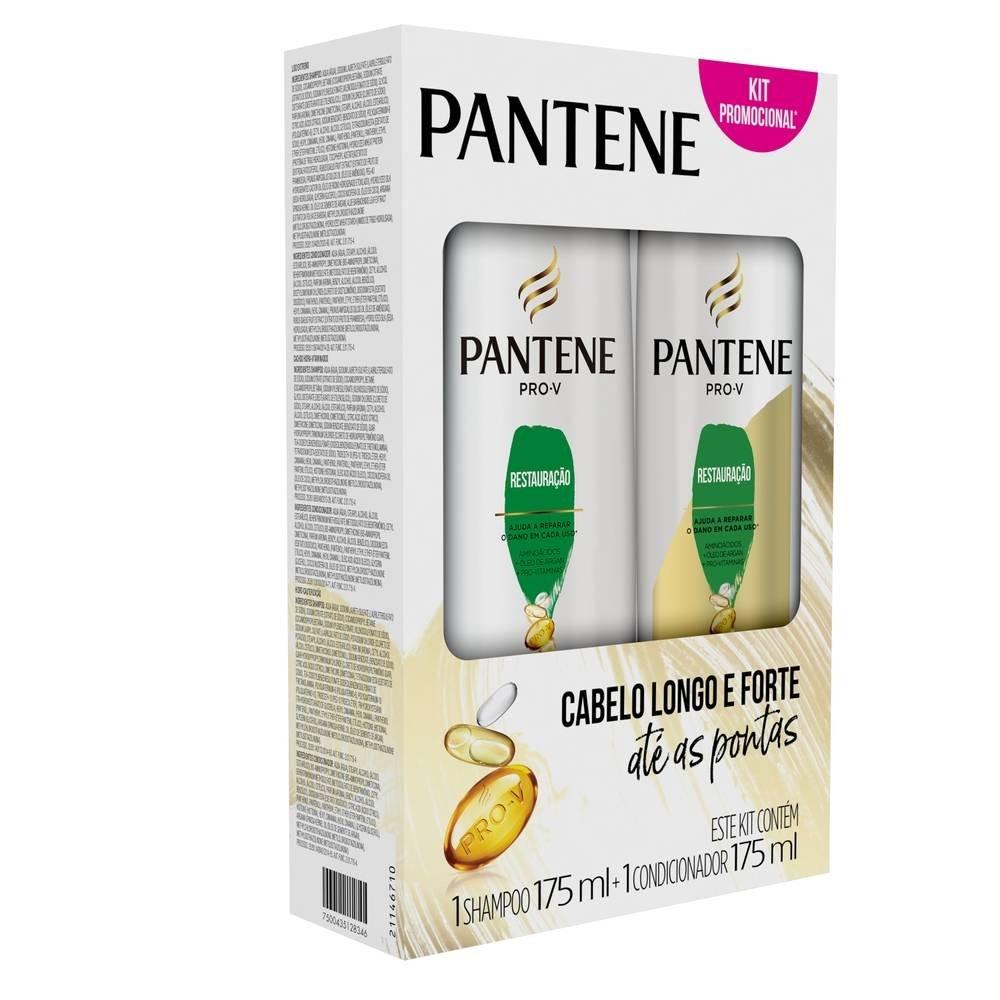 Kit Pantene Restauração Shampoo 175ml + Condicionador 175ml. - 2