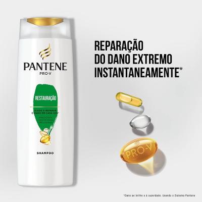 Kit Pantene Restauração Shampoo 175ml + Condicionador 175ml.