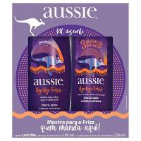 Kit Aussie Bye Bye Frizz Shampoo 180ml + Creme De Tratamento 3 Minutos Milagrosos 236ml - 1