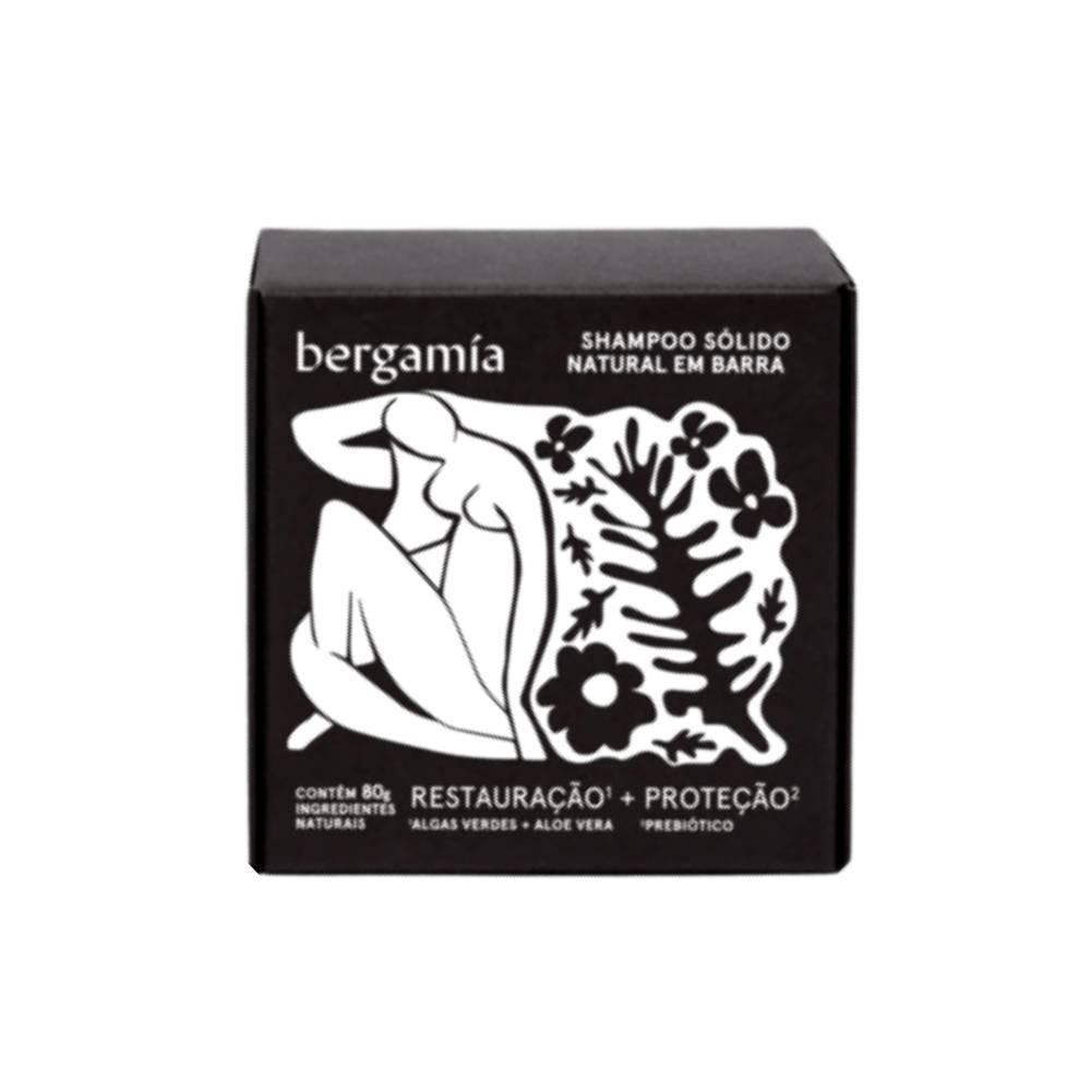 Shampoo Em Barra Bergamía Restauração + Proteção 80g - 1