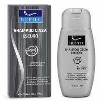 Shampoo Desamarelador Nupil Cinza Escuro 120ml - 1