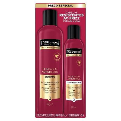Kit Tresemmé Blindagem Antiumidade Shampoo 350ml + Condicionador 175ml