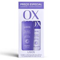 Kit Ox Liso Shampoo 375ml + Condicionador 170ml - 2