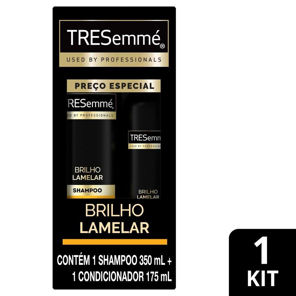 Kit Tresemmé Brilho Lamelar Shampoo 350ml + Condicionador 175ml - 1