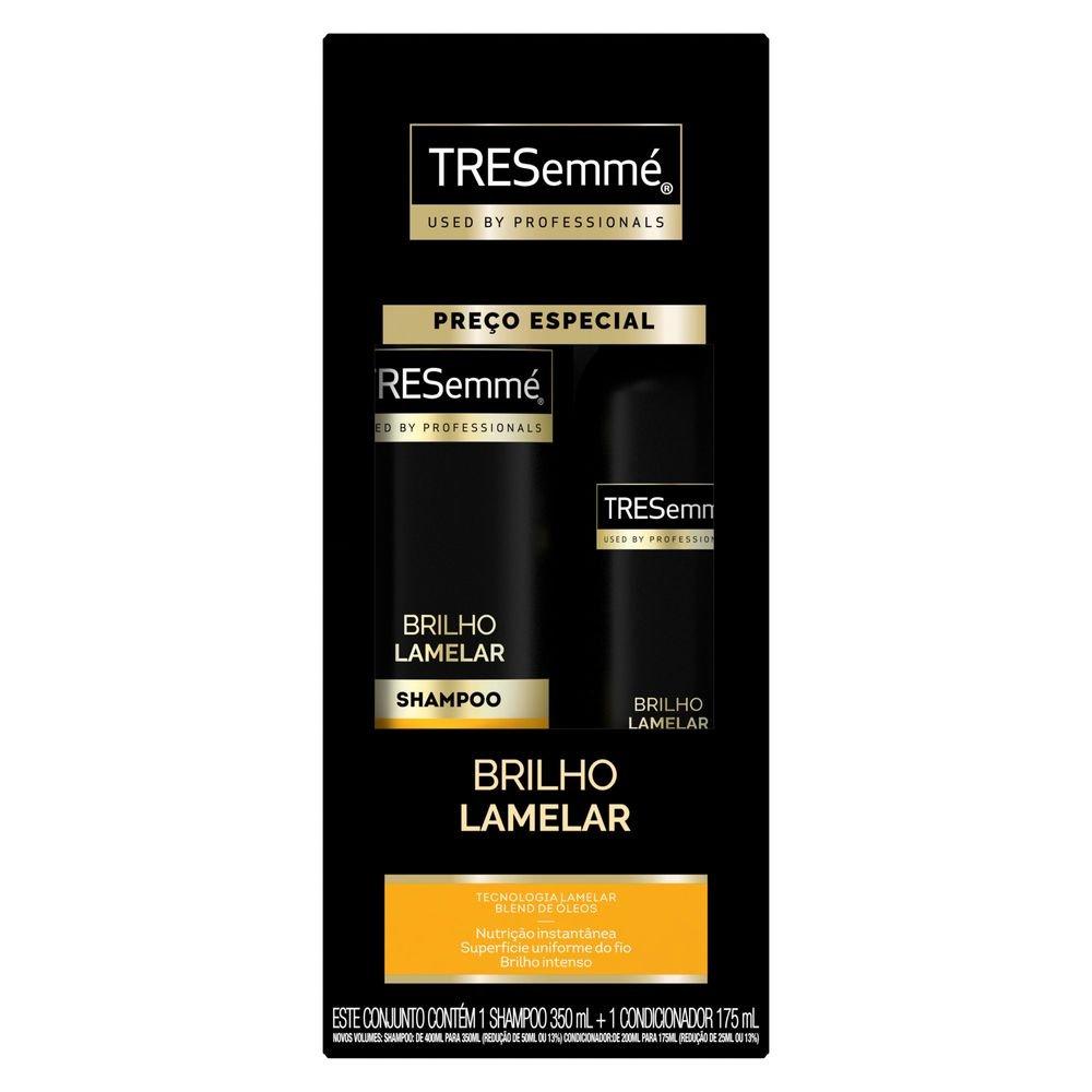 Kit Tresemmé Brilho Lamelar Shampoo 350ml + Condicionador 175ml - 2