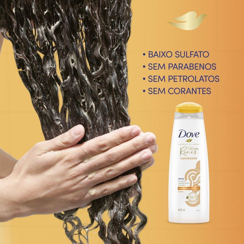 Shampoo Dove Texturas Reais Cacheados 400ml - 5