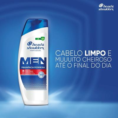 Shampoo Anticaspa Head & Shoulders Fragrância Poderosa Old Spice 200ml