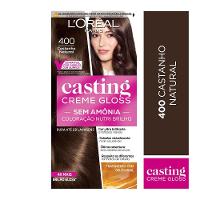 Tinta De Cabelo Casting Creme Gloss De L’oréal Paris 400 Castanho Natural 246g - 1