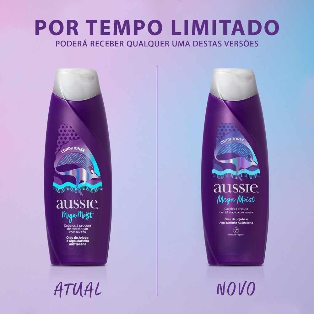 Condicionador Aussie Mega Moist 360ml - 4