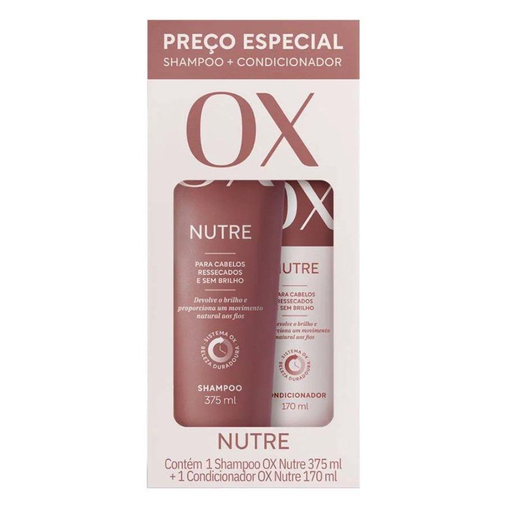 Kit Ox Nutre Shampoo 375ml + Condicionador 170ml - 1