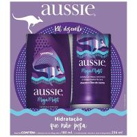 Kit Aussie Mega Moist Shampoo 180ml E 3 Minutos Milagrosos 236ml - 1