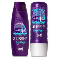 Kit Aussie Mega Moist Shampoo 180ml E 3 Minutos Milagrosos 236ml - 2
