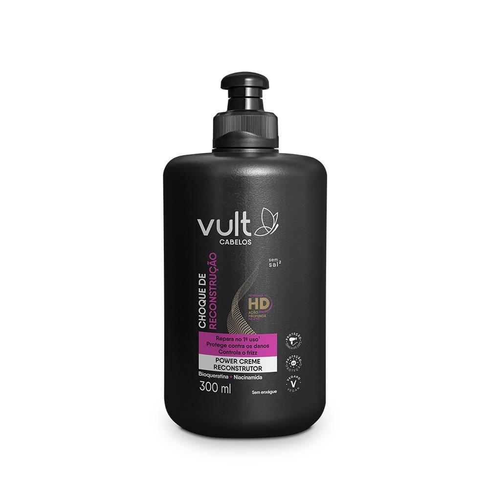 Creme Vult Hair Power Creme Choque De Reconstrução 300ml - 1