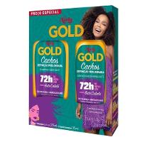 Kit Niely Gold Cachos Definição Prolongada Shampoo 275ml +condicionador 175ml - 1