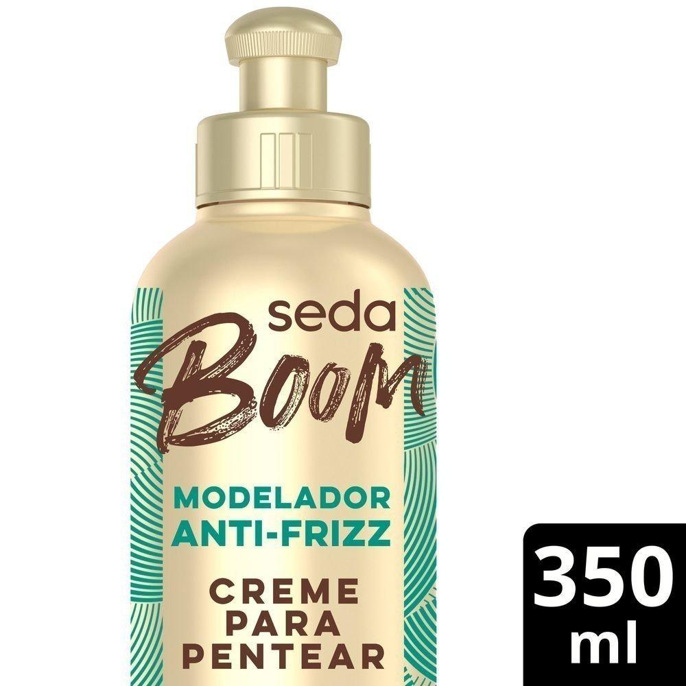 Creme Para Pentear Seda Boom Modelador Antifrizz 350ml - 1