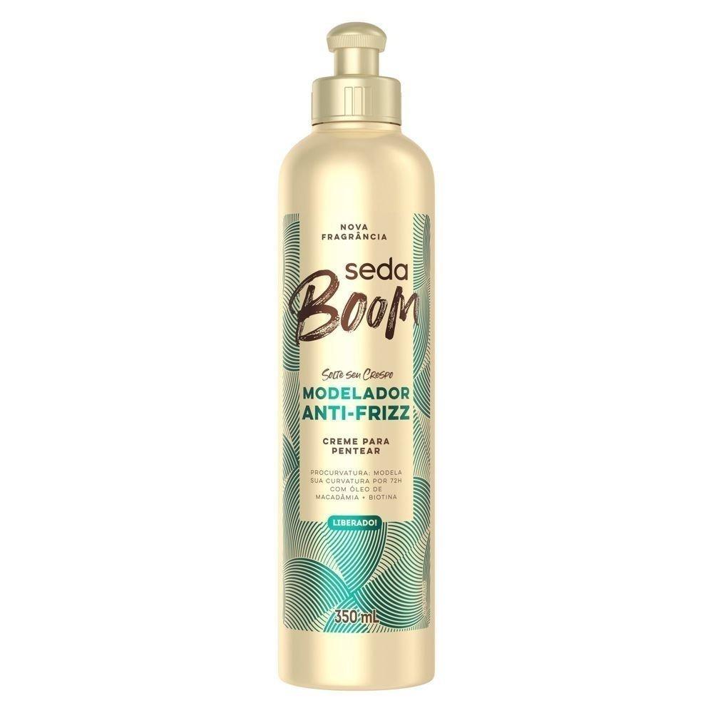 Creme Para Pentear Seda Boom Modelador Antifrizz 350ml - 2