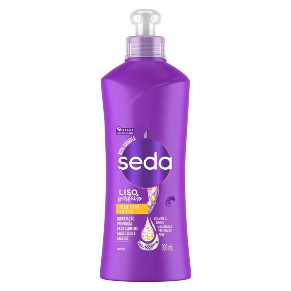 Creme Para Pentear Seda Liso Perfeito 300ml - 2