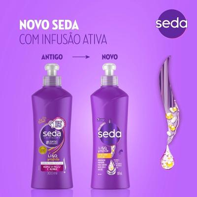 Creme Para Pentear Seda Liso Perfeito 300ml