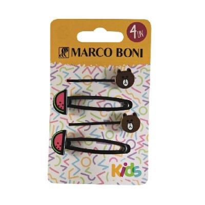 Kit Grampos E Tic Tac Marcoboni Cute 4 Unidades