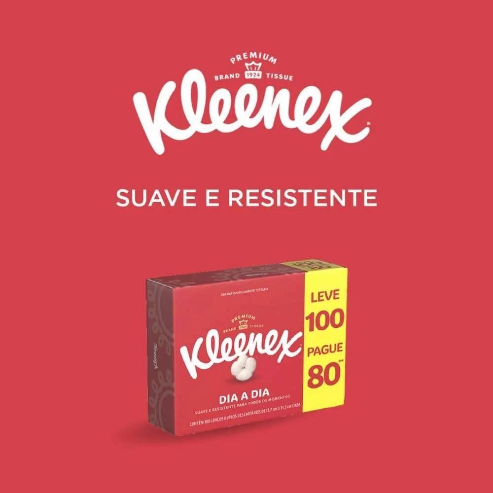Lencos Papel Kleenex 100 Unidades - 2