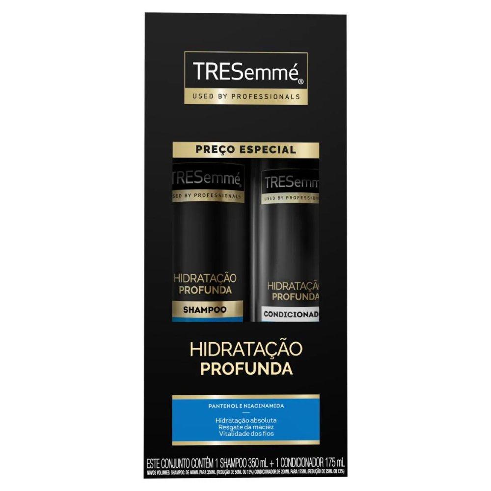 Kit Tresemmé Hidratação Profunda Shampoo 350ml + Condicionador 175ml - 1
