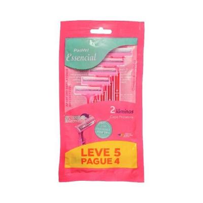 Aparelho Depilatório Descartável 2 Lâminas Panvel Essencial Leve 5 Pague 4