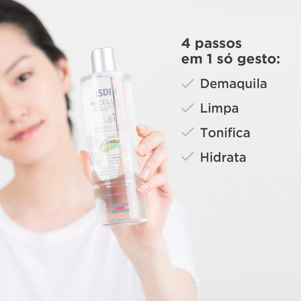 Água Micelar Isdin 4 Em 1 Micellar Solution 400ml - 2