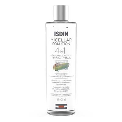 Água Micelar Isdin 4 Em 1 Micellar Solution 400ml